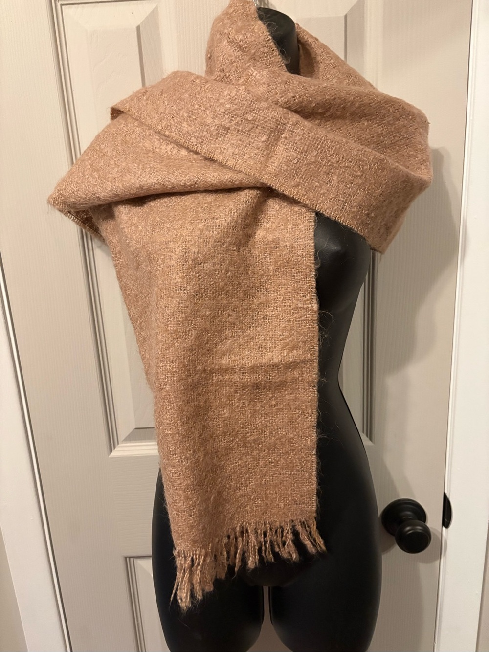 Vintage La Maison Simons, Mohair Blend Scarf – Made in France